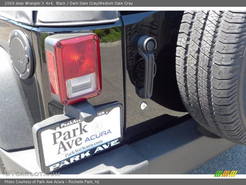 Black / Dark Slate Gray/Medium Slate Gray 2009 Jeep Wrangler X 4x4