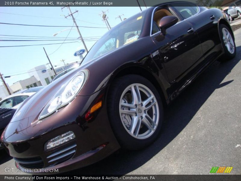 Mahogany Metallic / Luxor Beige 2010 Porsche Panamera 4S
