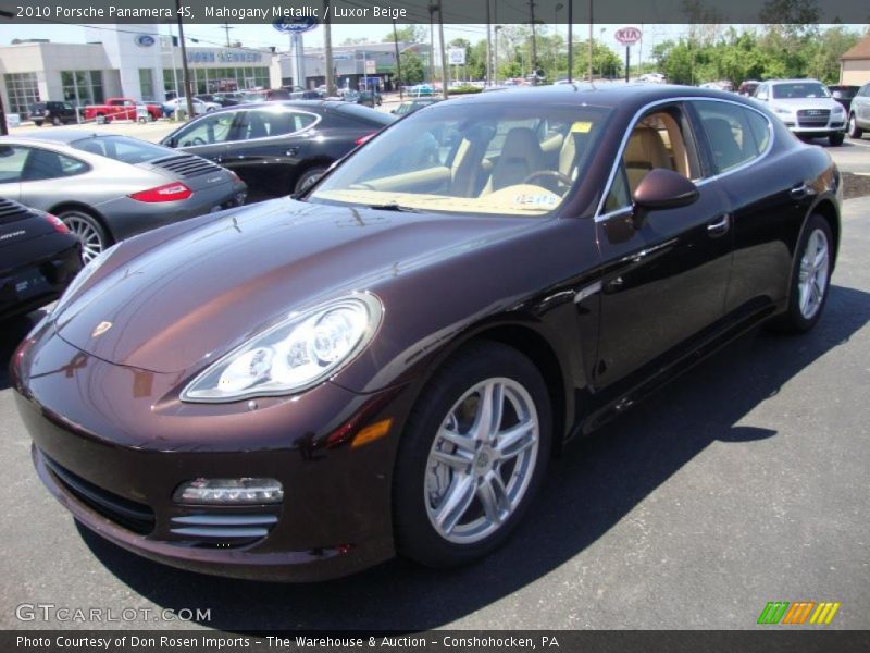Mahogany Metallic / Luxor Beige 2010 Porsche Panamera 4S