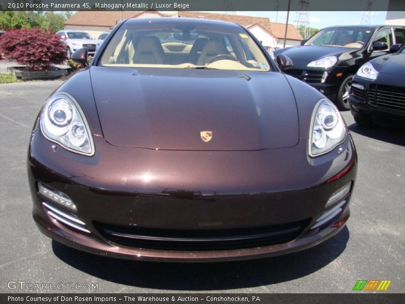 Mahogany Metallic / Luxor Beige 2010 Porsche Panamera 4S