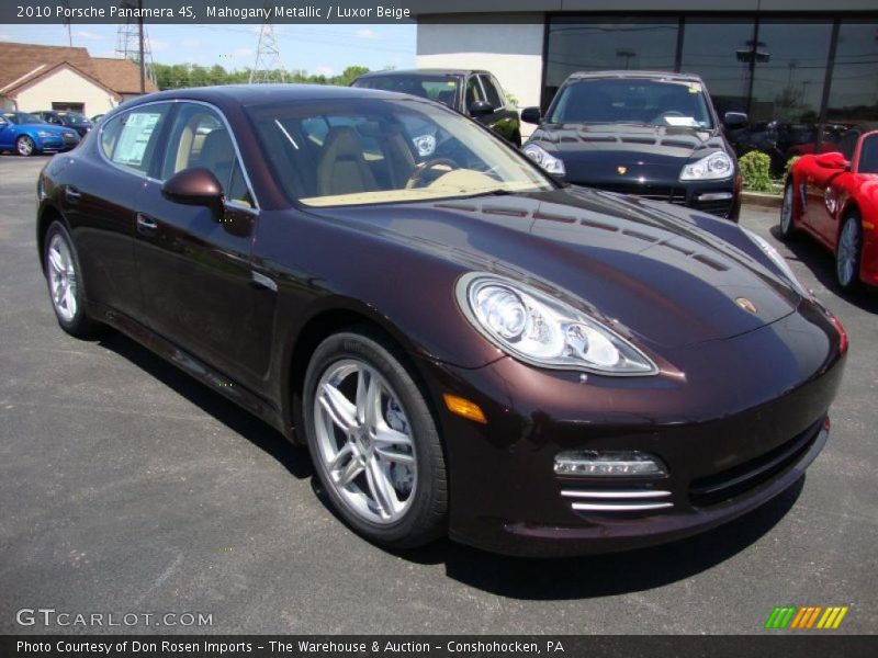 Mahogany Metallic / Luxor Beige 2010 Porsche Panamera 4S