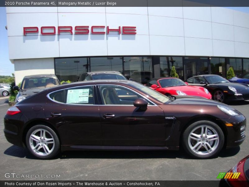 Mahogany Metallic / Luxor Beige 2010 Porsche Panamera 4S