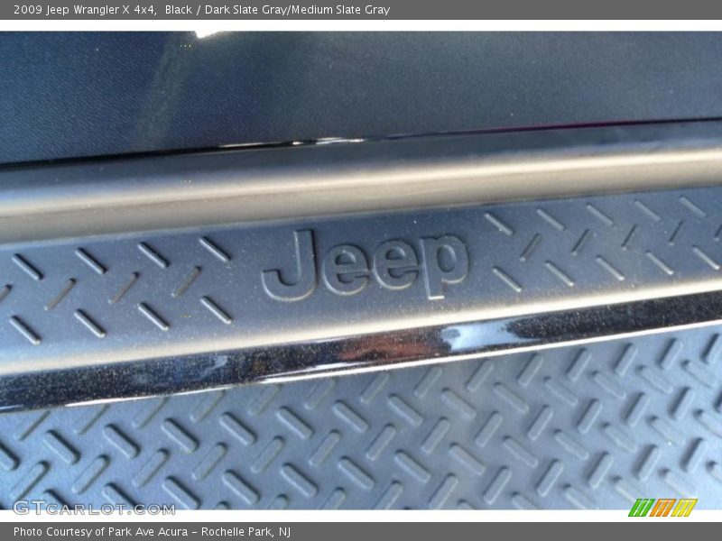 Black / Dark Slate Gray/Medium Slate Gray 2009 Jeep Wrangler X 4x4