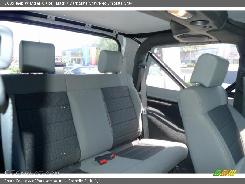 Black / Dark Slate Gray/Medium Slate Gray 2009 Jeep Wrangler X 4x4