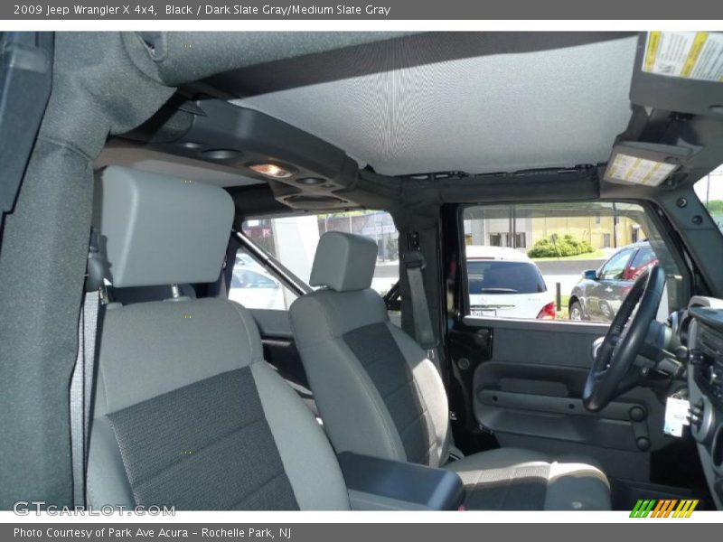 Black / Dark Slate Gray/Medium Slate Gray 2009 Jeep Wrangler X 4x4