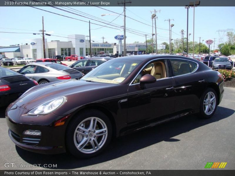 Mahogany Metallic / Luxor Beige 2010 Porsche Panamera 4S