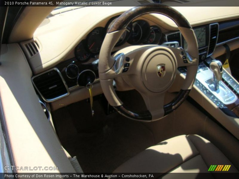 Mahogany Metallic / Luxor Beige 2010 Porsche Panamera 4S