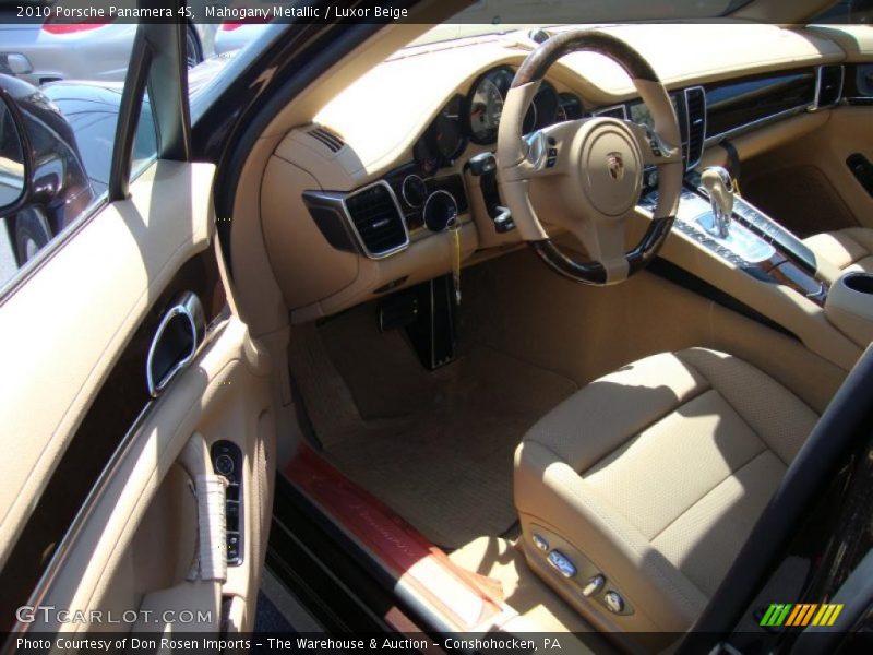 Mahogany Metallic / Luxor Beige 2010 Porsche Panamera 4S