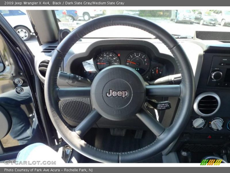 Black / Dark Slate Gray/Medium Slate Gray 2009 Jeep Wrangler X 4x4