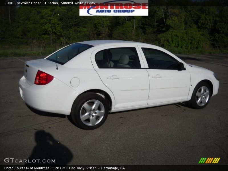 Summit White / Gray 2008 Chevrolet Cobalt LT Sedan