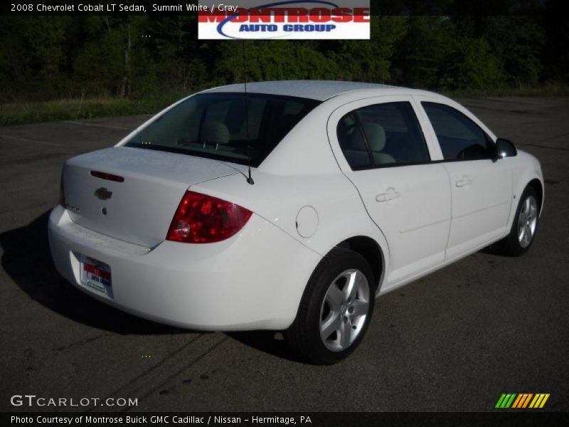 Summit White / Gray 2008 Chevrolet Cobalt LT Sedan