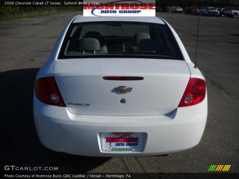 Summit White / Gray 2008 Chevrolet Cobalt LT Sedan