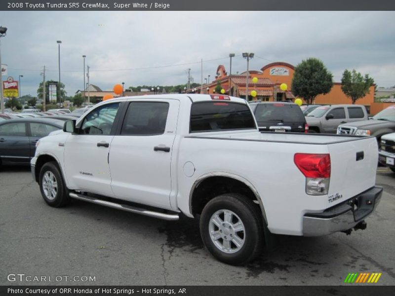 Super White / Beige 2008 Toyota Tundra SR5 CrewMax