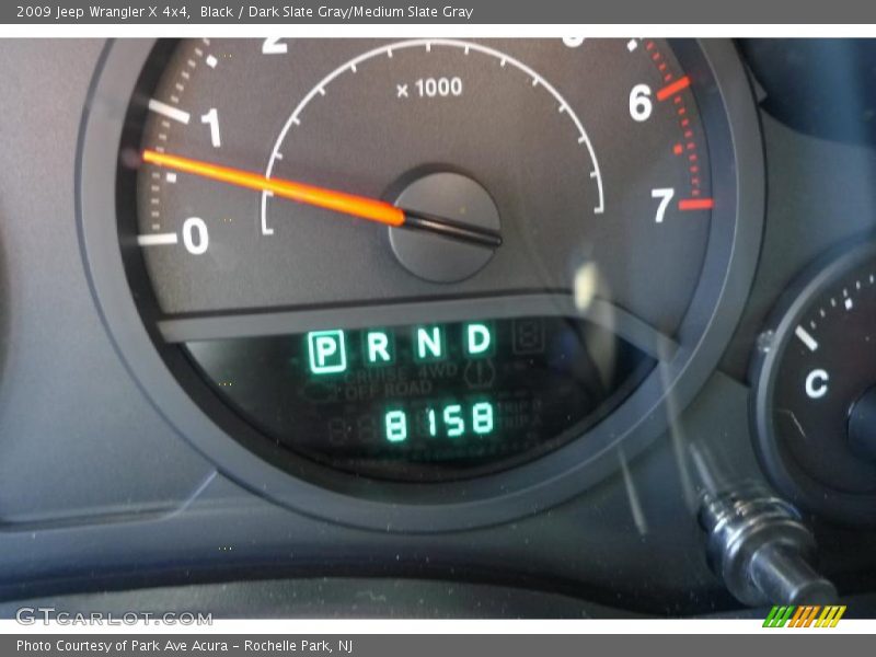 Black / Dark Slate Gray/Medium Slate Gray 2009 Jeep Wrangler X 4x4
