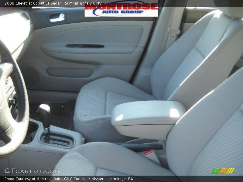 Summit White / Gray 2008 Chevrolet Cobalt LT Sedan