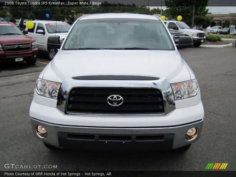 Super White / Beige 2008 Toyota Tundra SR5 CrewMax