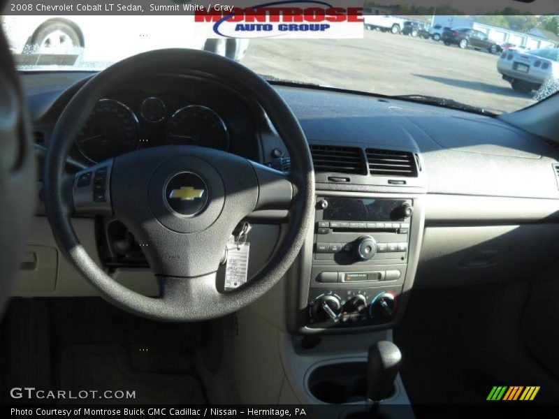 Summit White / Gray 2008 Chevrolet Cobalt LT Sedan