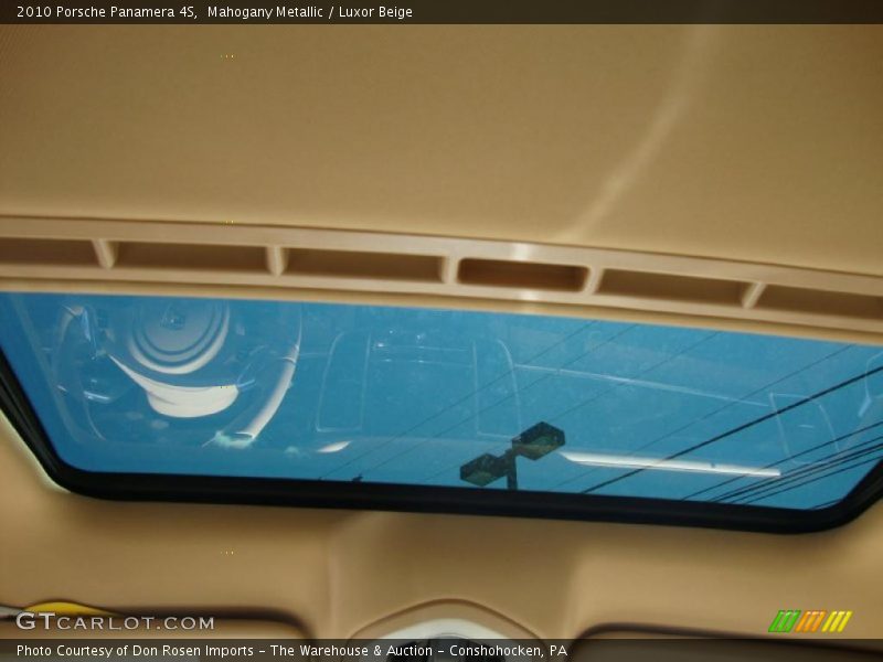 Mahogany Metallic / Luxor Beige 2010 Porsche Panamera 4S