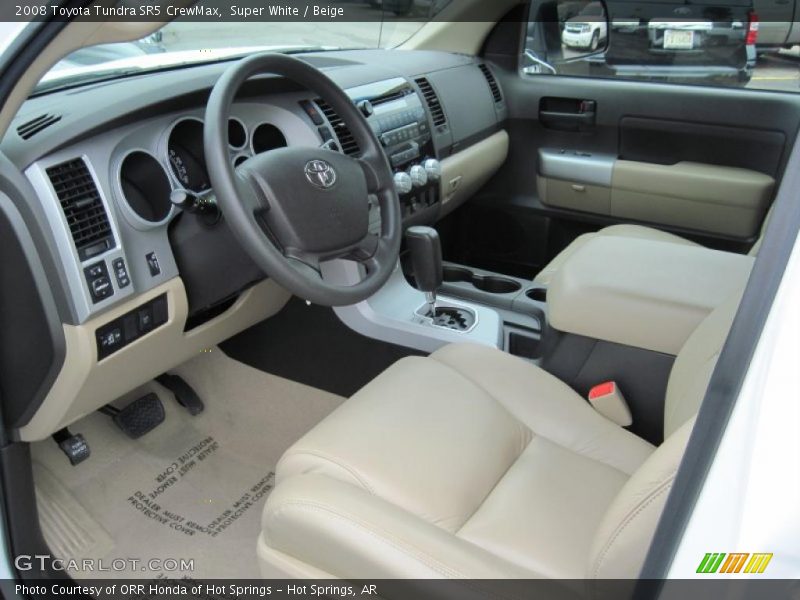 Super White / Beige 2008 Toyota Tundra SR5 CrewMax