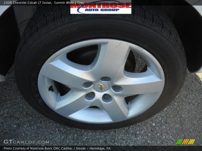 Summit White / Gray 2008 Chevrolet Cobalt LT Sedan