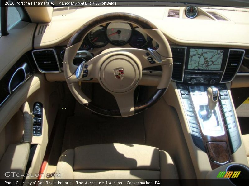 Mahogany Metallic / Luxor Beige 2010 Porsche Panamera 4S
