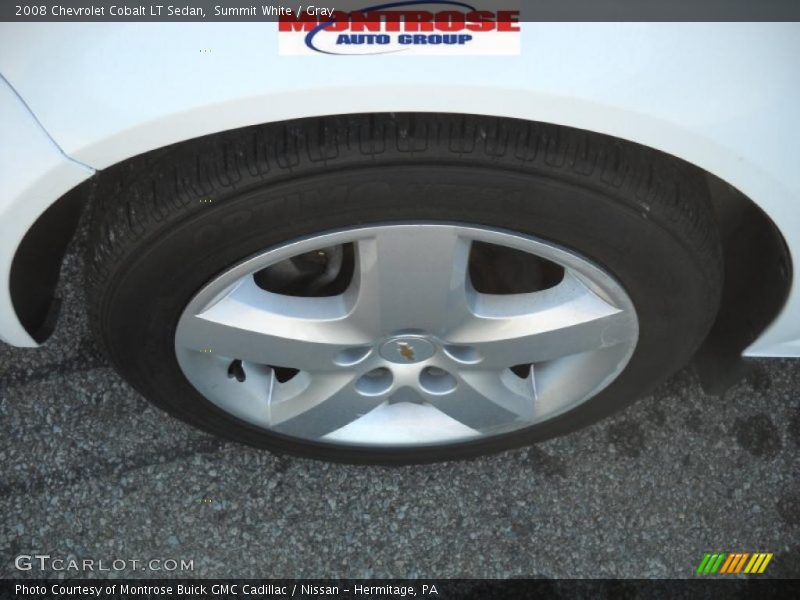 Summit White / Gray 2008 Chevrolet Cobalt LT Sedan