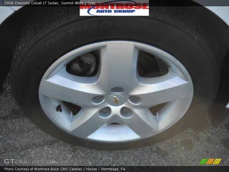 Summit White / Gray 2008 Chevrolet Cobalt LT Sedan
