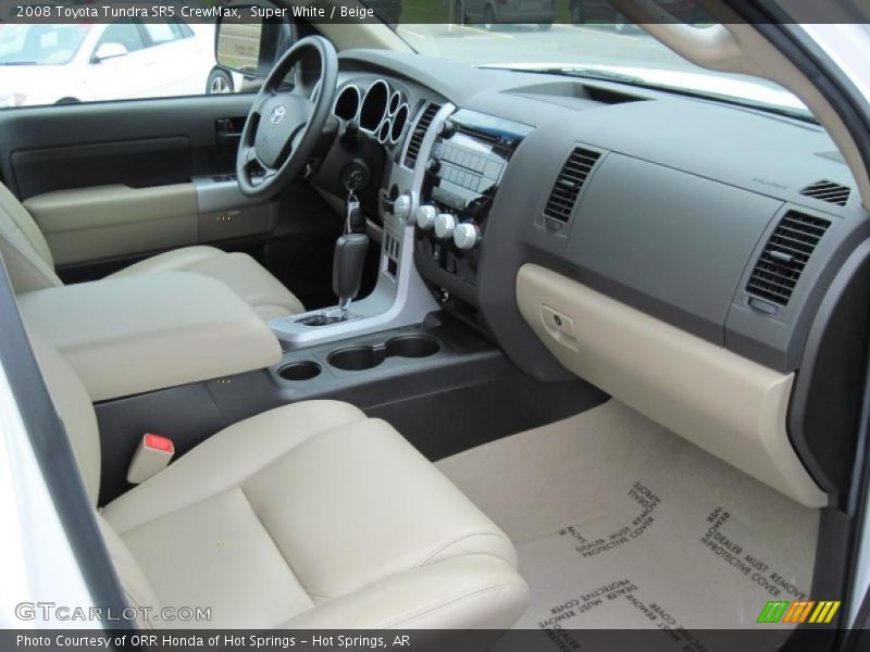 Super White / Beige 2008 Toyota Tundra SR5 CrewMax