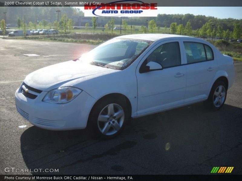 Summit White / Gray 2008 Chevrolet Cobalt LT Sedan