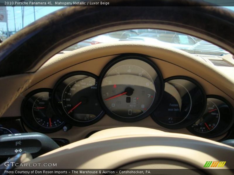 Mahogany Metallic / Luxor Beige 2010 Porsche Panamera 4S