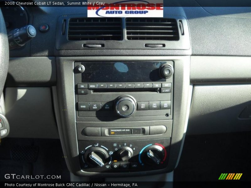 Summit White / Gray 2008 Chevrolet Cobalt LT Sedan