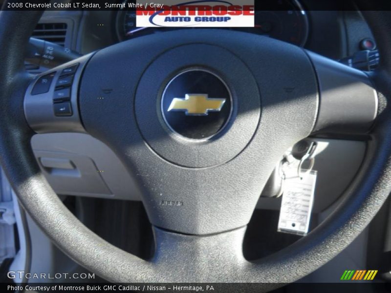 Summit White / Gray 2008 Chevrolet Cobalt LT Sedan