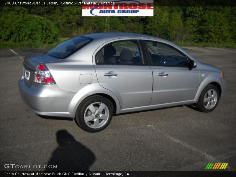 Cosmic Silver Metallic / Charcoal 2008 Chevrolet Aveo LT Sedan