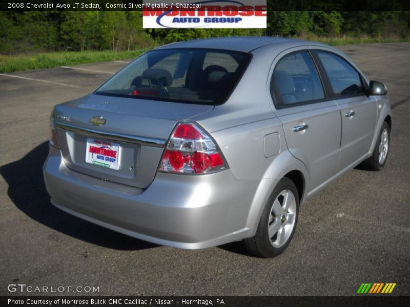 Cosmic Silver Metallic / Charcoal 2008 Chevrolet Aveo LT Sedan