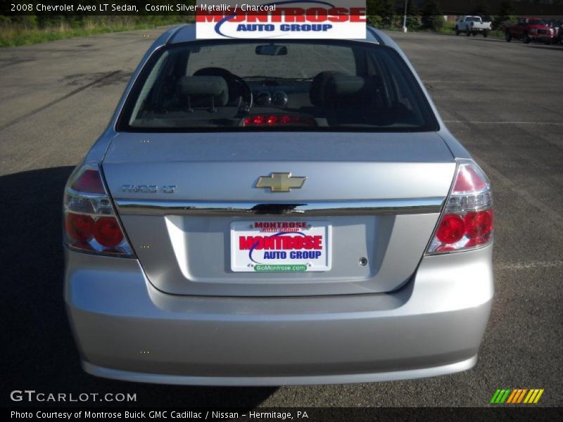 Cosmic Silver Metallic / Charcoal 2008 Chevrolet Aveo LT Sedan