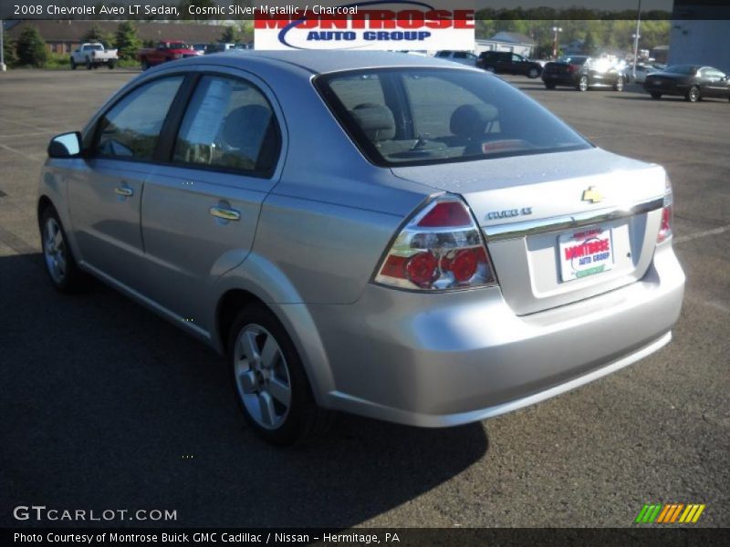 Cosmic Silver Metallic / Charcoal 2008 Chevrolet Aveo LT Sedan