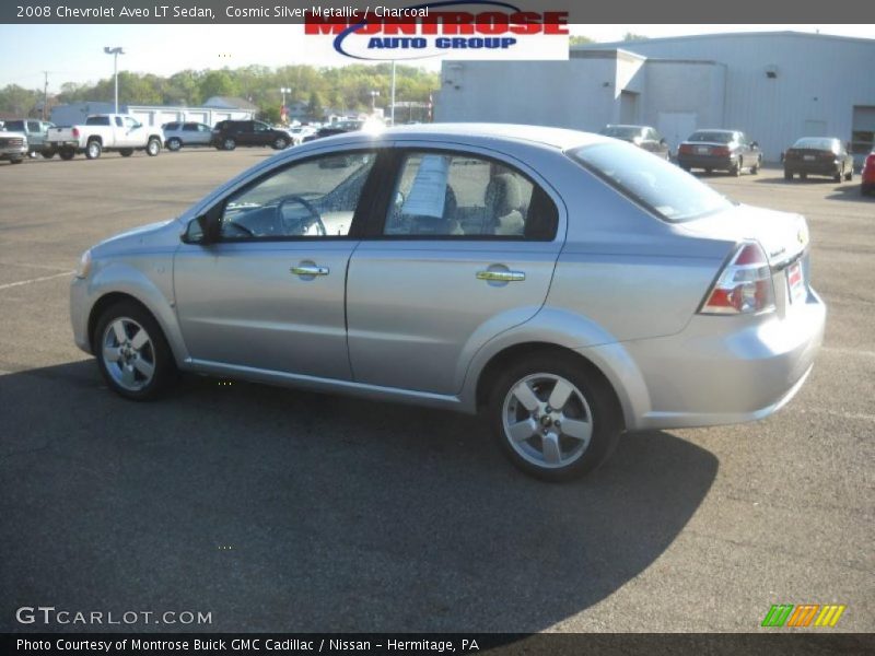 Cosmic Silver Metallic / Charcoal 2008 Chevrolet Aveo LT Sedan