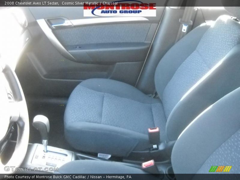 Cosmic Silver Metallic / Charcoal 2008 Chevrolet Aveo LT Sedan