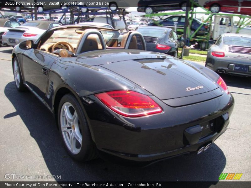 Basalt Black Metallic / Sand Beige 2010 Porsche Boxster