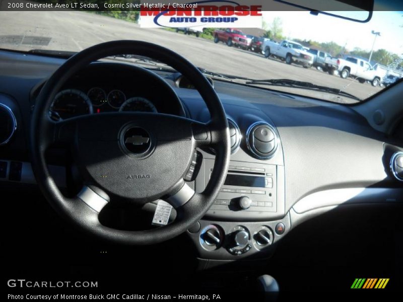 Cosmic Silver Metallic / Charcoal 2008 Chevrolet Aveo LT Sedan