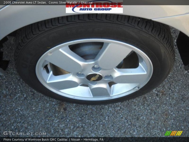 Cosmic Silver Metallic / Charcoal 2008 Chevrolet Aveo LT Sedan