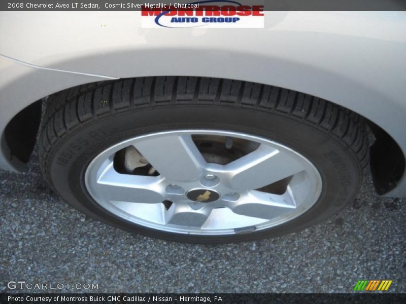 Cosmic Silver Metallic / Charcoal 2008 Chevrolet Aveo LT Sedan