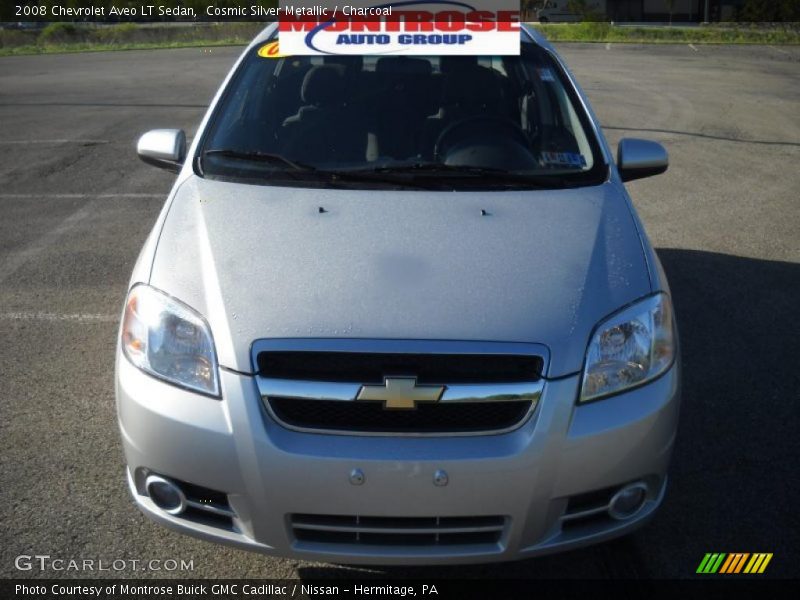Cosmic Silver Metallic / Charcoal 2008 Chevrolet Aveo LT Sedan
