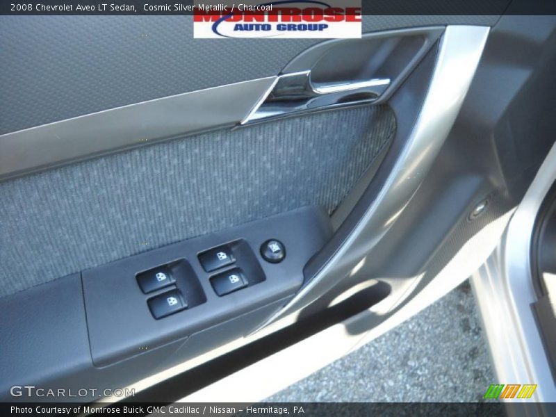 Cosmic Silver Metallic / Charcoal 2008 Chevrolet Aveo LT Sedan