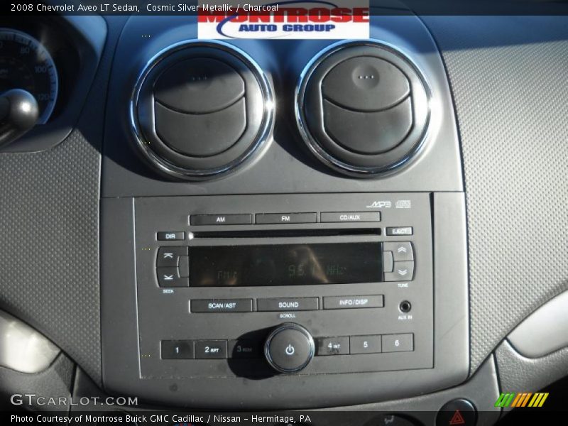 Cosmic Silver Metallic / Charcoal 2008 Chevrolet Aveo LT Sedan