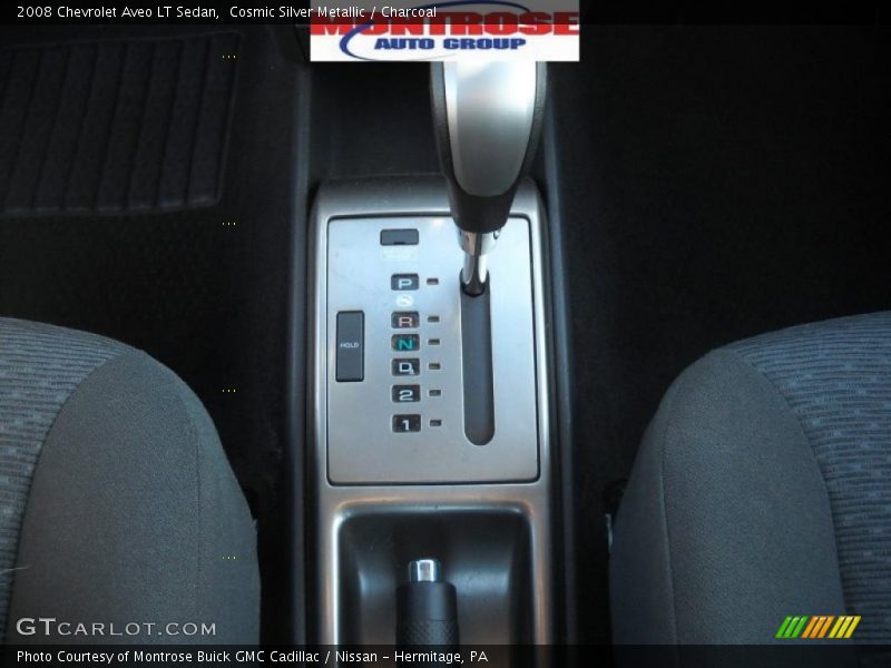 Cosmic Silver Metallic / Charcoal 2008 Chevrolet Aveo LT Sedan