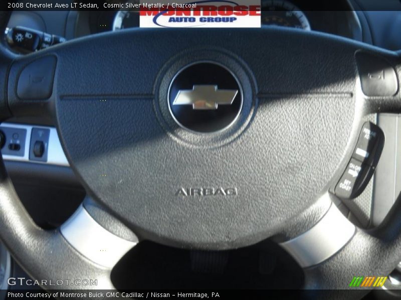 Cosmic Silver Metallic / Charcoal 2008 Chevrolet Aveo LT Sedan