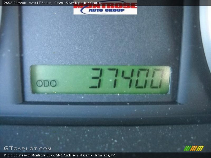 Cosmic Silver Metallic / Charcoal 2008 Chevrolet Aveo LT Sedan