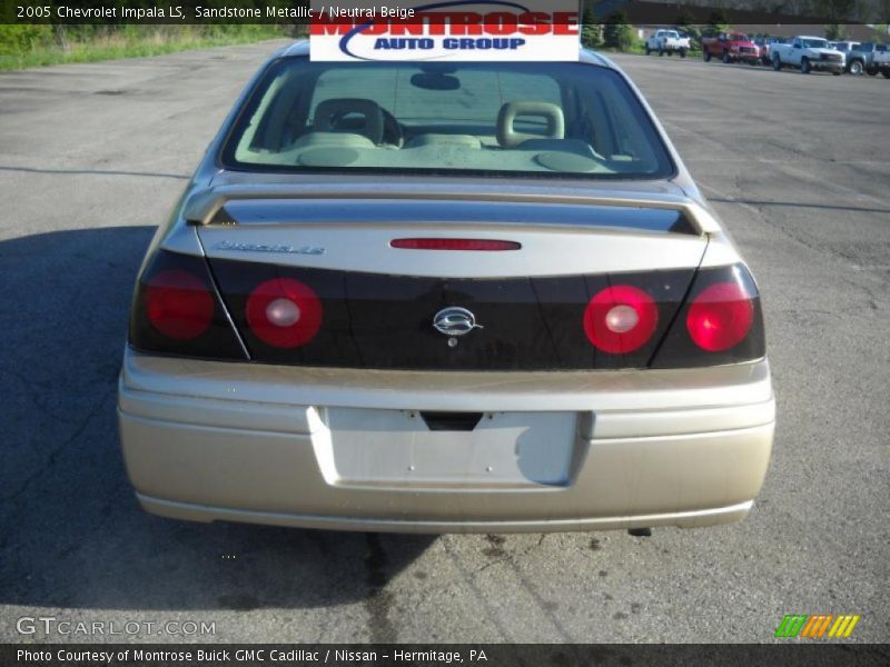 Sandstone Metallic / Neutral Beige 2005 Chevrolet Impala LS