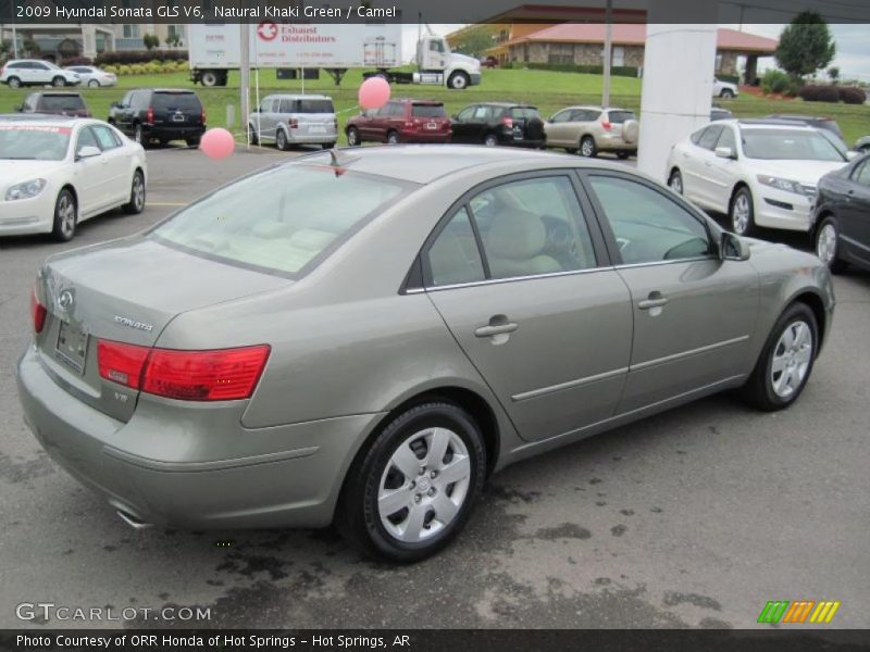 Natural Khaki Green / Camel 2009 Hyundai Sonata GLS V6